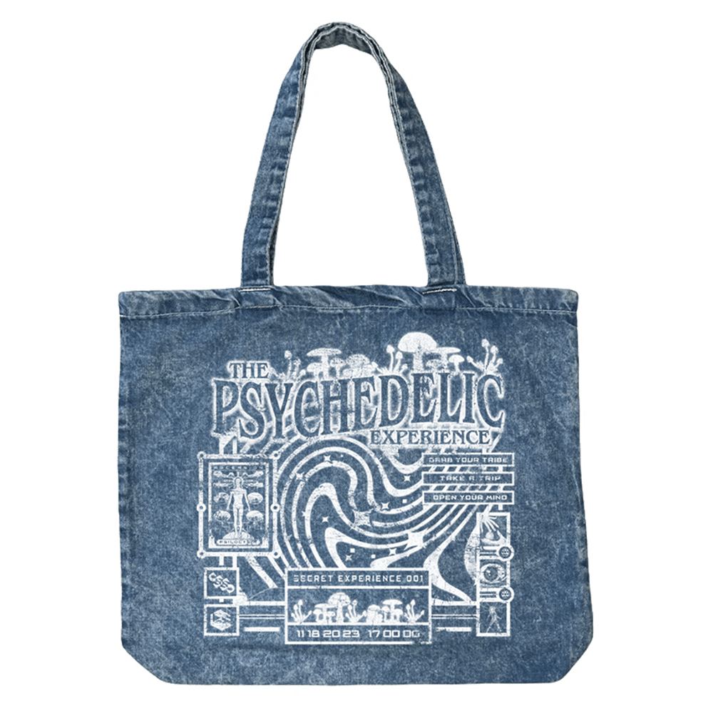 DENIM TOTE - WHITE- WEB
